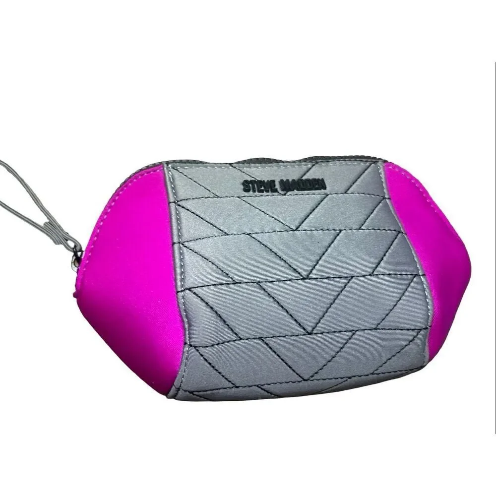 Steve Madden Quilted Makeup Bag